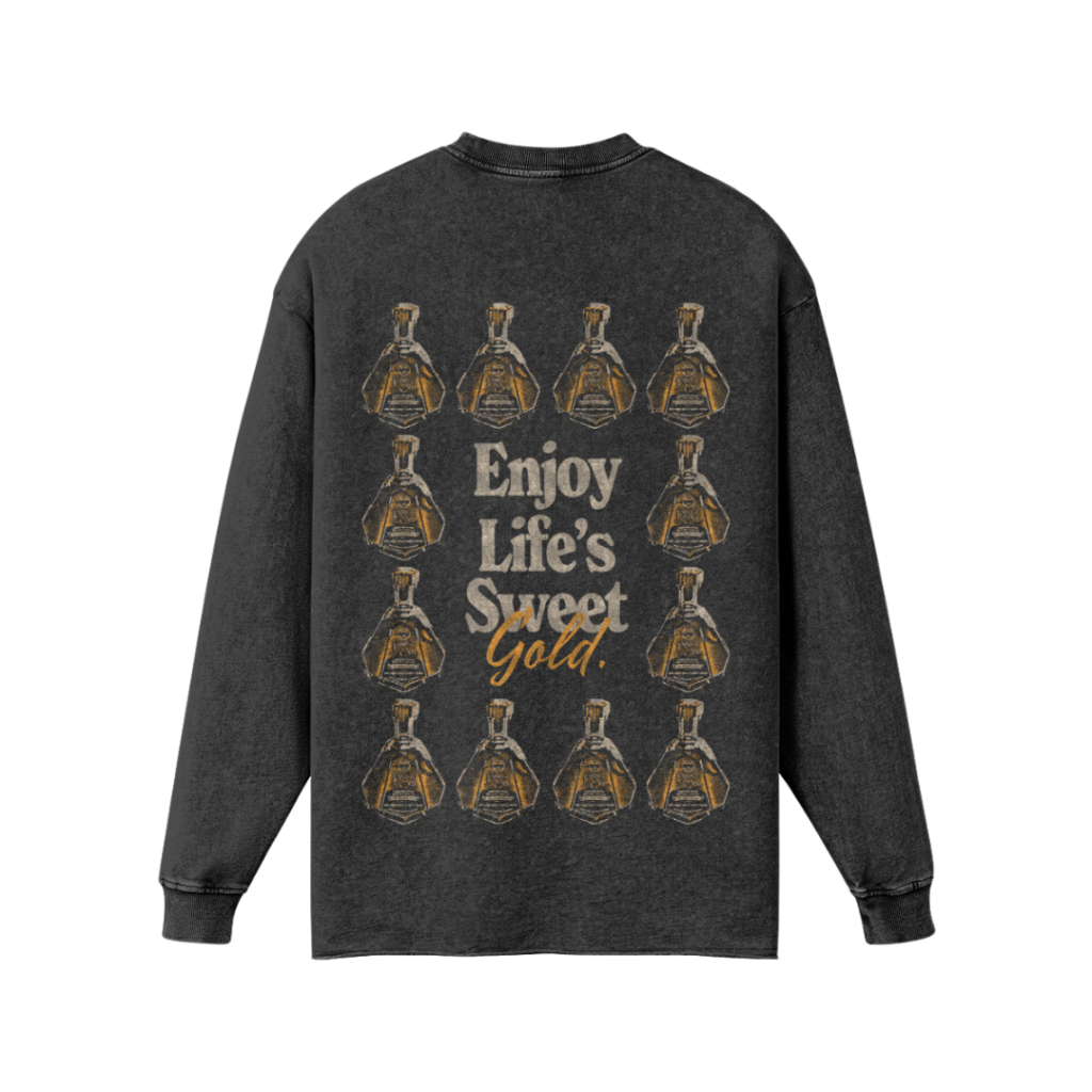 Sweet Gold Long Sleeve Back