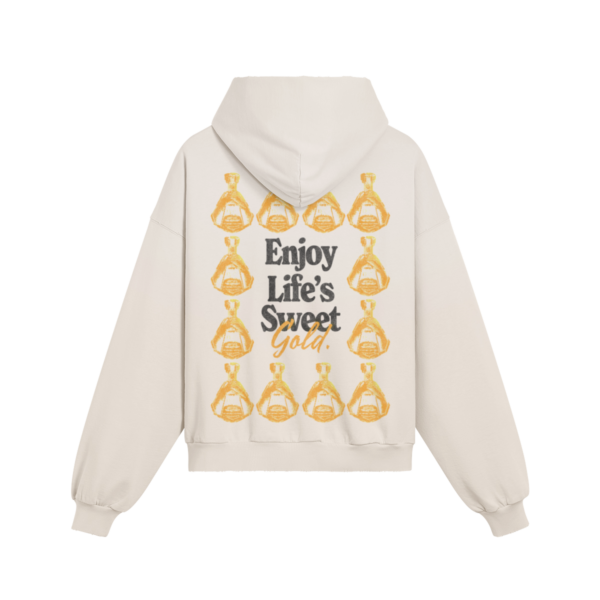 Sweet Gold Distressed Hoodie - Image 2